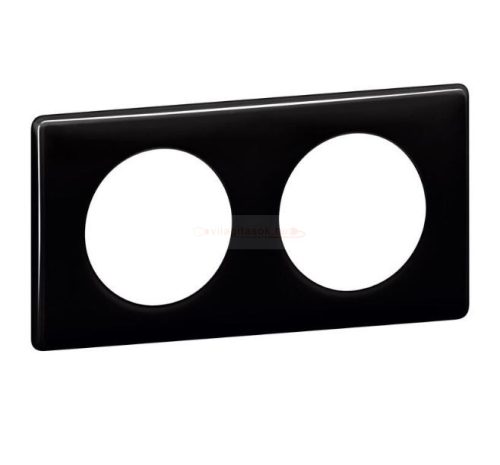 Legrand Céliane 2-es keret fekete lakk