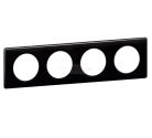 Legrand Céliane 4-es keret fekete lakk