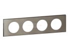 Legrand Céliane 4-es keret rozsdamentes acél