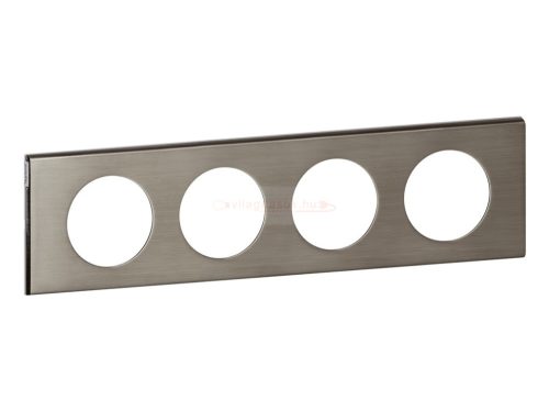 Legrand Céliane 4-es keret rozsdamentes acél