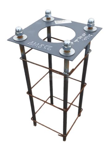 Alapvasalat acél lámpaoszlophoz 853