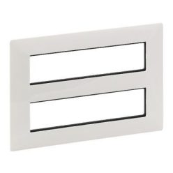 Legrand Valena Life  2x4x2 modulos keret, vízszintes fehér