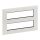 Legrand Valena Life  2x4x2 modulos keret, vízszintes fehér