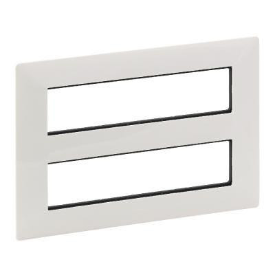 Legrand Valena Life  2x4x2 modulos keret, vízszintes fehér