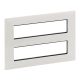 Legrand Valena Life  2x4x2 modulos keret, vízszintes fehér