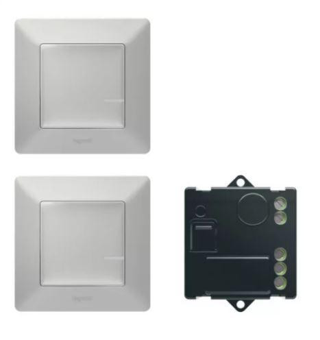 Legrand Valena Life Netatmo párosított szett 1 alumínium