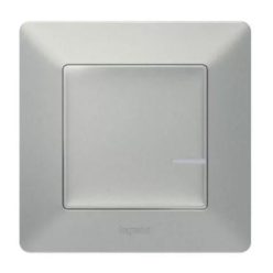   Legrand Valena Life Netatmo intelligens fényerőszabályzó kapcsoló alumínium