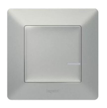 Legrand Valena Life Netatmo intelligens fényerőszabályzó kapcsoló alumínium