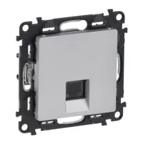   Legrand Valena Life RJ45 Cat. 5e FTP Számítógép csatlakozóaljzat alumínium (Keret nélkül)