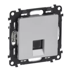   Legrand Valena Life RJ45 Cat. 5e FTP Számítógép csatlakozóaljzat alumínium (Keret nélkül)