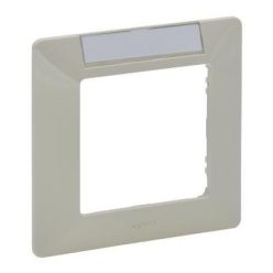   Legrand Valena Life egyes keret,  címketartóval elefántcsont