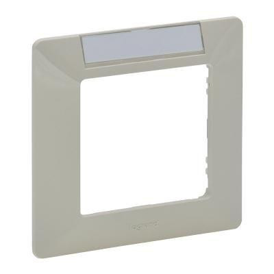 Legrand Valena Life egyes keret,  címketartóval elefántcsont