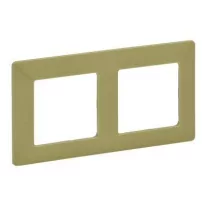 Legrand Valena Life kettes keret, limezöld