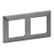 Legrand Valena Life kettes keret, Inox