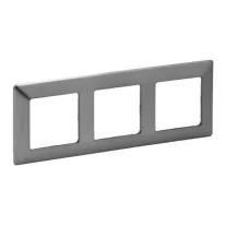 Legrand Valena Life Hármas keret, Inox