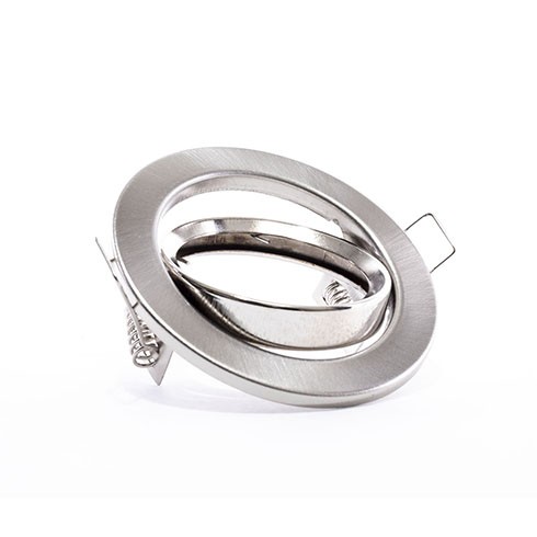 Beépíthető olcsó kör alakú spot lámpatest billenthető mattkróm