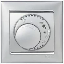 Legrand Valena komfort szobatermosztát, alumínium