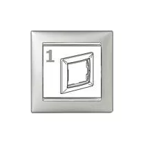 Legrand Valena keret alumínium-ezüst