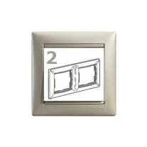 Legrand Valena 2-es keret kagylóhéj vízszintes