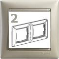 Legrand Valena 2-es keret kagylóhéj vízszintes