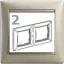 Legrand Valena 2-es keret kagylóhéj vízszintes