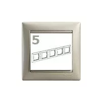 Legrand Valena 5-ös keret kagylóhéj