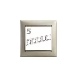 Legrand Valena 5-ös keret kagylóhéj