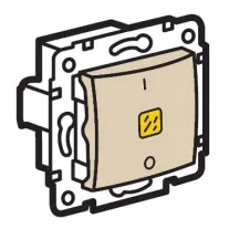   Legrand Valena 2 pólusú kapcsoló ellenőrzőfény elefántcsont