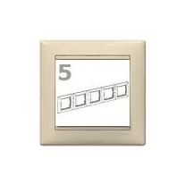 Legrand Valena 5-ös keret elefántcsont-arany