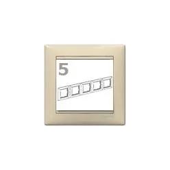 Legrand Valena 5-ös keret elefántcsont-arany