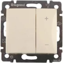   Legrand Valena nyomógombos fényerőszabályzó elefántcsont