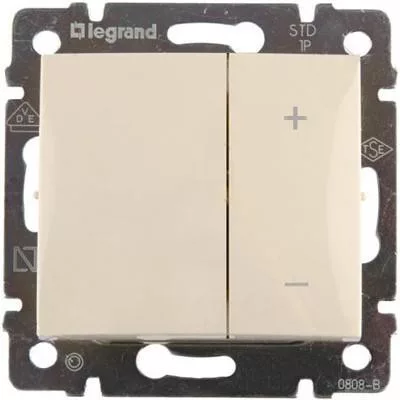 Legrand Valena nyomógombos fényerőszabályzó elefántcsont