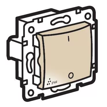 Legrand Valena 2 pólusú kapcsoló IP44 elefántcsont