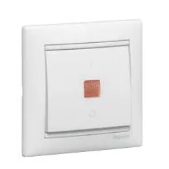   Legrand Valena 2 pólusú kapcsoló ellenőrzőfény fehér 16A