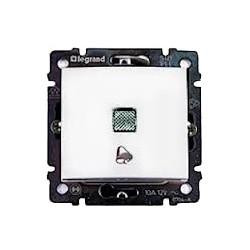 Legrand Valena 1 pólusú nyomó csengőjel jelzőf. fehér