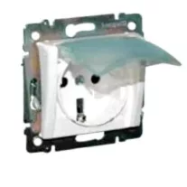 Legrand Valena 2P+F dugalj csapófedéllel IP44 fehér