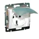 Legrand Valena 2P+F dugalj csapófedéllel IP44 fehér