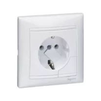 Legrand Valena 2P+F komplett dugalj kiemelővel fehér