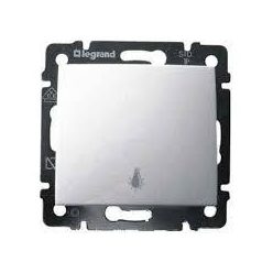 Legrand Valena 1 pólusú nyomó fehér lámpajellel