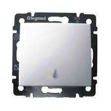 Legrand Valena 1 pólusú nyomó fehér lámpajellel