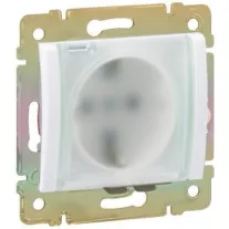 Legrand Valena 2P+F dugalj csapófedéllel fehér