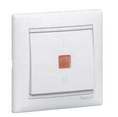 Legrand Valena 2 pólusú kapcsoló ellenőrzőfény fehér 10A