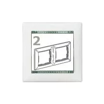 Legrand Valena 2-es keret kristály vízszintes