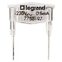 Legrand jel. lámpa 230V 0,5MA zöld
