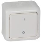 Legrand Forix 102 kétpólusú kapcsoló falon kívüli IP44 fehér