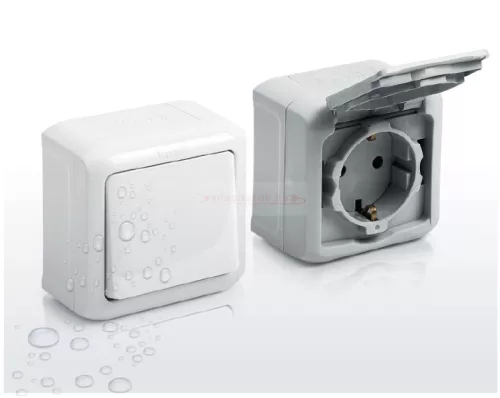 Legrand Forix 106 váltókapcsoló falon kívüli IP44 szürke