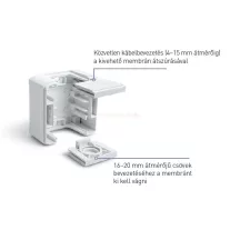   Legrand Forix 106 váltókapcsoló falon kívüli IP44 szürke