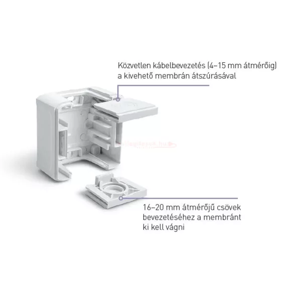 Legrand Forix 106 váltókapcsoló falon kívüli IP44 szürke