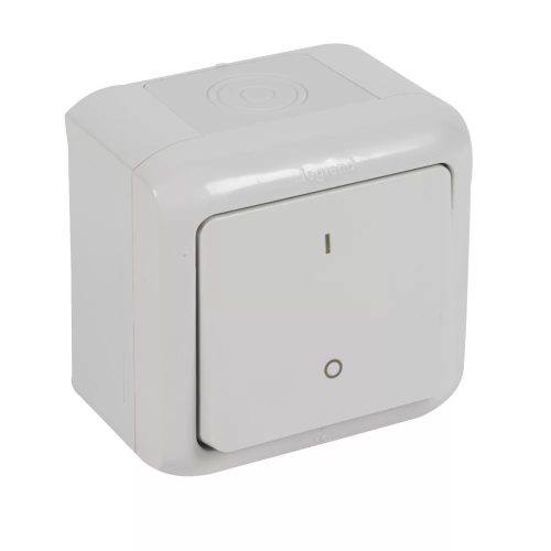 Legrand Forix 102 kétpólusú kapcsoló falon kívüli IP44 szürke