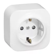   Legrand Forix 2P+F földelt csatlakozóaljzat falon kívüli IP20 fehér